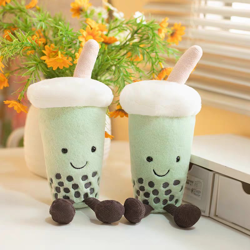 Home Improvement News - Matcha green milk tea cup ornament
