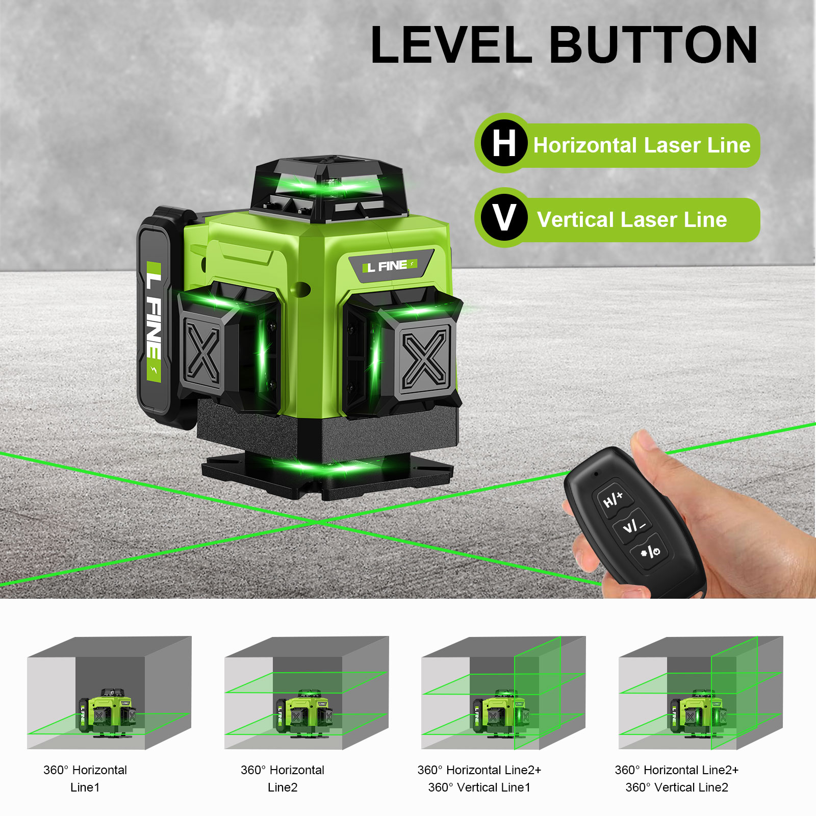 Laser Level Self-Leveling Hori - Home Improvement Items ulasan dan harga