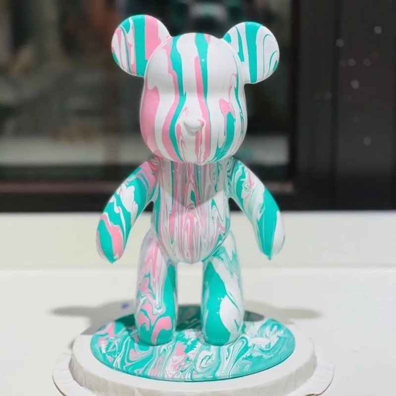 23cm DIY Paint Fluid Bear Figu - Home Improvement News ulasan dan harga