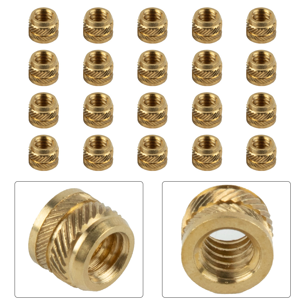 20pcs Brass Nuts 1/4-20 Thread - Home Improvement Items ulasan dan harga